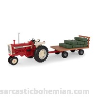ERTL 1 16 Big Farm Ih 1206 Narrow Front Tractor with Hay Wagon & 36 Bales B07HNWNSTH